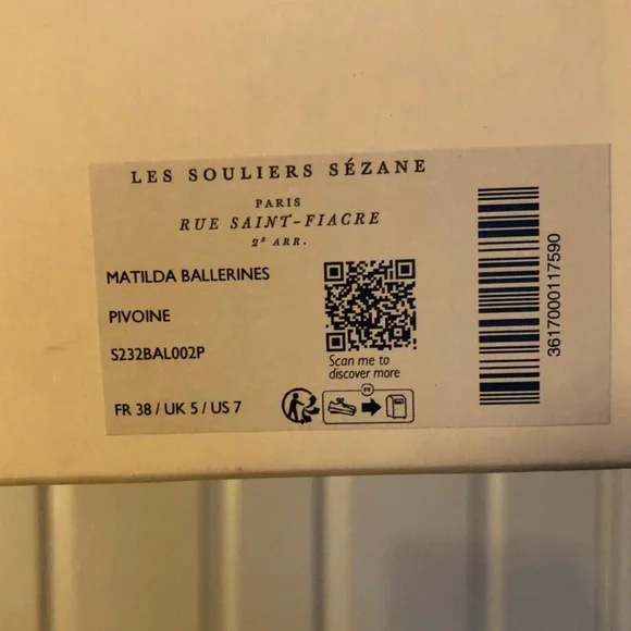 NIB Sezane Matilda flats - Picture 5 of 6
